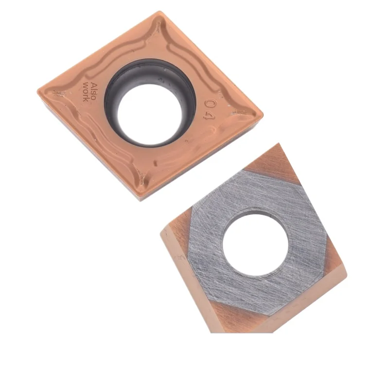 316 Stainless Steel Special Blade CCMT120404-DF KM242Z Good Wear Resistance High Line Speed