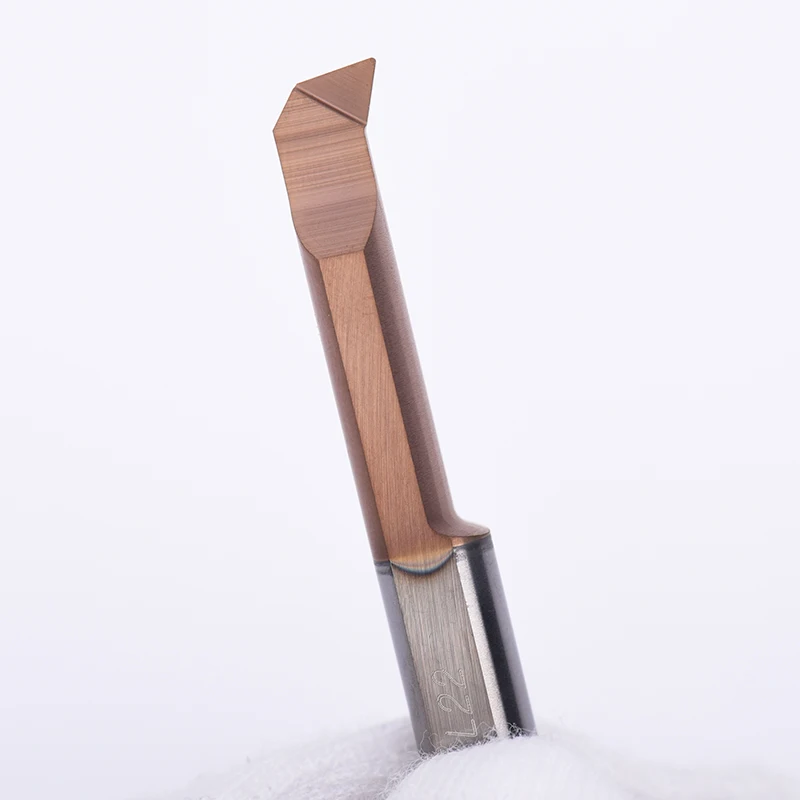 KEUE CNC Small Bore Boring Tool for CNC Lathe Tungsten Steel 0.01mm Precision 3-12mm Diameter MPL 6R0.2/L22/Reverse 4R0.15
