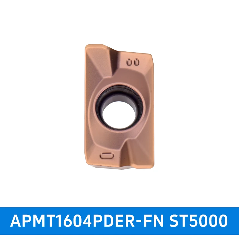 KEUC CNC Dalian SANT Tungsten Steel 62 HRC Milling Inserts ODM APMT1604PDER-FN ST5000