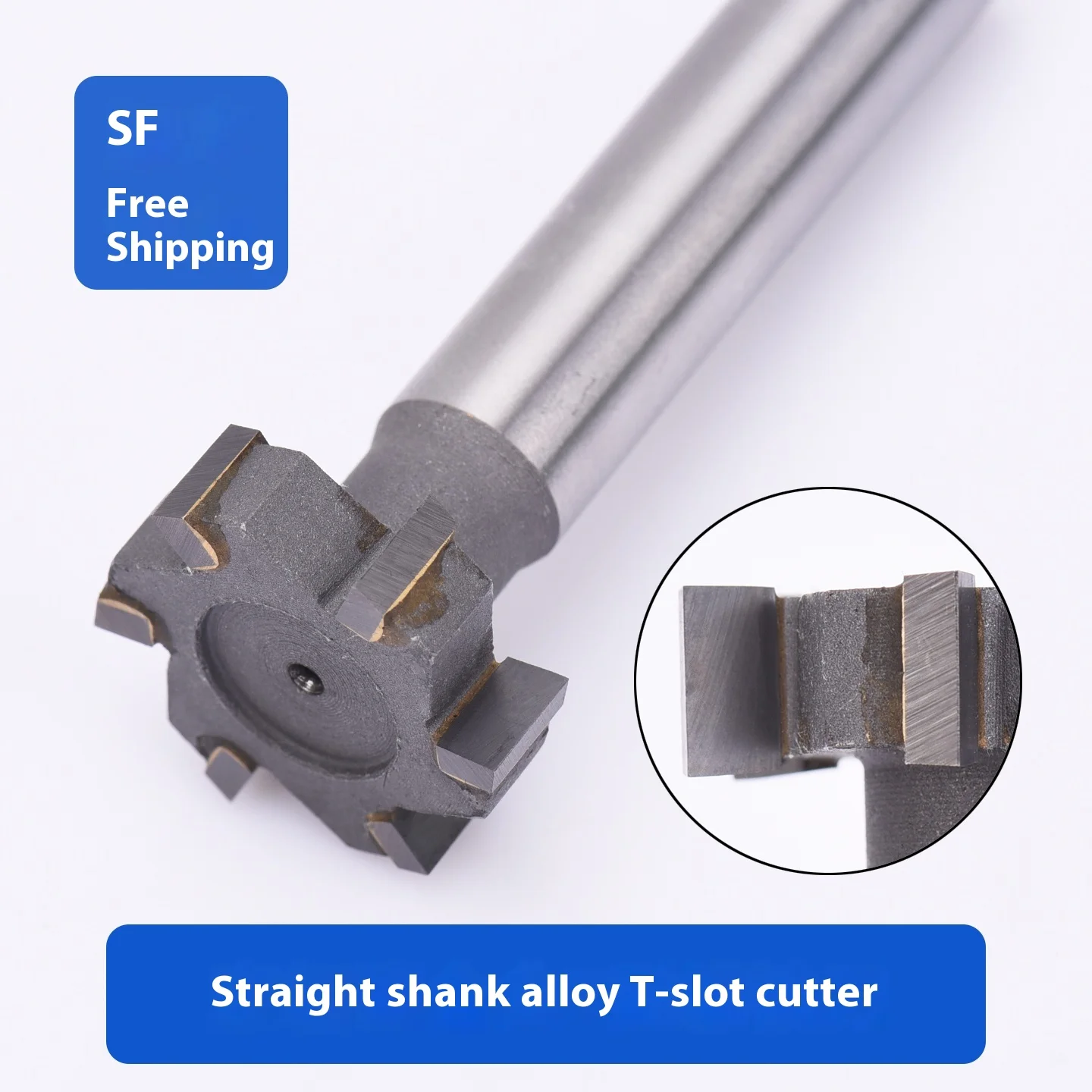OEM Carbide T-Slot Milling Cutter Toothed T-Shaped with AlTin Coating Welded Blade Groove YG HRC60 4-Flute