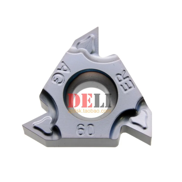 High-performance Stainless Steel Threaded Insert/External Metric Counterbore with Bright Uncoated Finish 16ERM AG6O KIC908