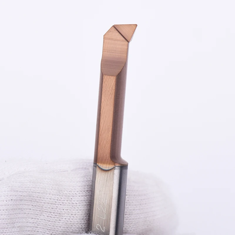 KEUE CNC Small Bore Boring Tool for CNC Lathe Tungsten Steel 0.01mm Precision 3-12mm Diameter MPL 6R0.2/L22/Reverse 4R0.15
