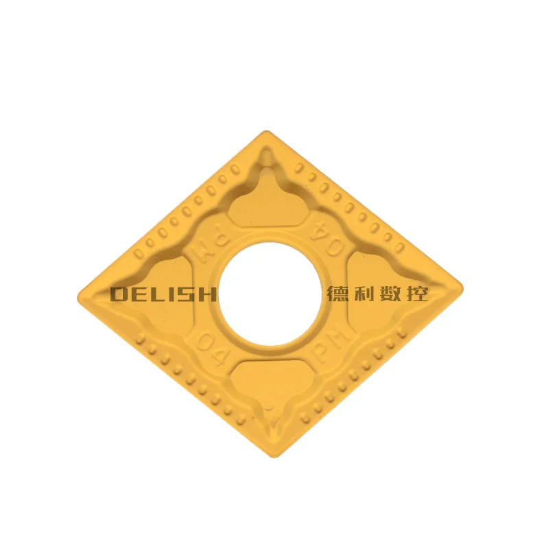 Zhuzhou OEM Inserts YBC251 CNMG120404-PM/120408 for Turning Center with Titanium Aluminum Nitride Coating
