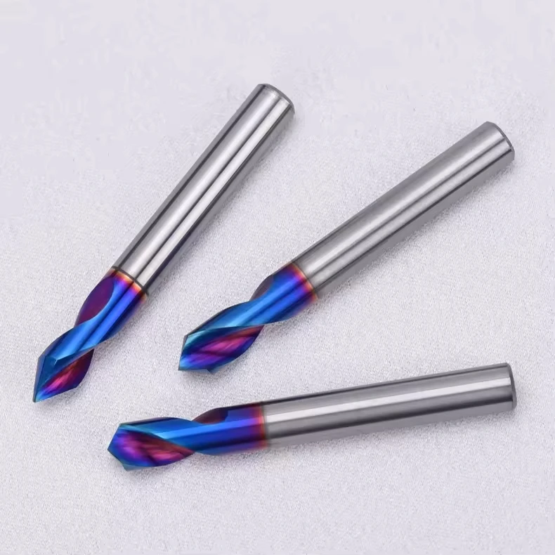 New Product: Nano Blue 120&deg; High-hardness Centering Drill, Double-edge Chamfering Cutter, Tungsten Steel