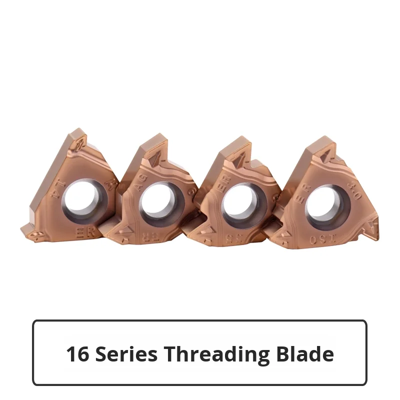 CNC Stainless Steel Internal External Thread Inserts Wear-Resistant 16ERM AG60 OP9125C PCD CBN Processing For Hard Turning Tool