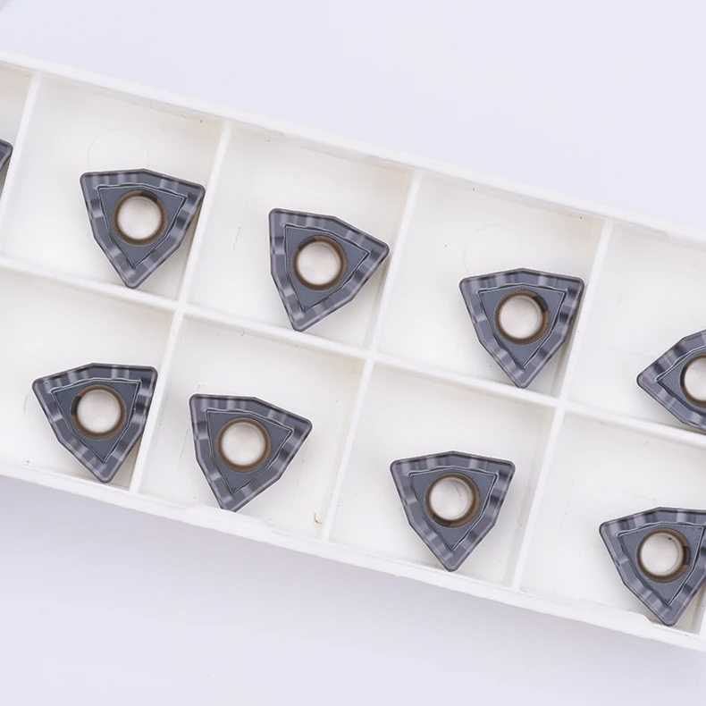 Cuttings Breaking U Drill Blade Violent Drilling WCMT050308R-PG PT1325 Peach Type Knife Special For Mild Steel