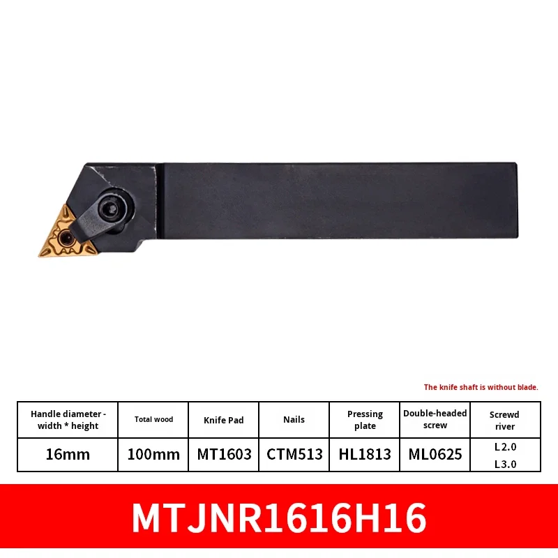 CNC Tool Holder 93 Degree 60 Outer Round Triangle MTJNR/WTJNR/MTENN/MTQNR/2525M16/MTJNL