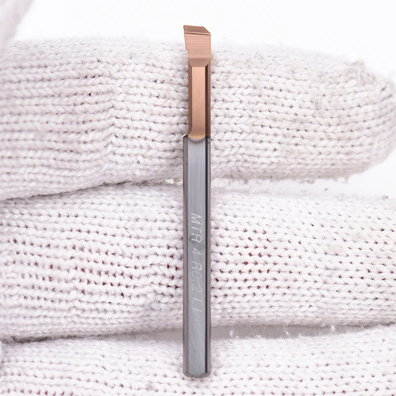 Precision Tungsten Carbide Boring Bar Stainless Steel L15 MTR Series 4R0.2 Small Diameter Internal Hole Machining Tool