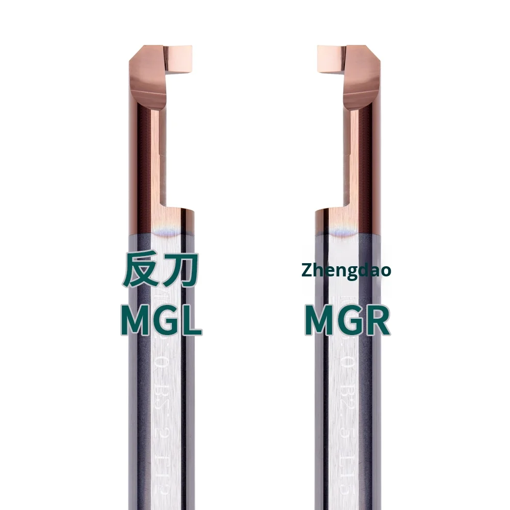KEUE CNC Small Diameter Slot Cutter MGR2.9/3.9 Integral Carbide Material Grooving Cutter 2 Flutes Precision 0.001mm