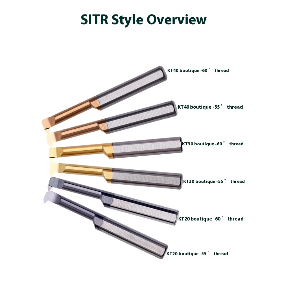 KEUE STIR40150-60 MIR6A60 Precision Tungsten Carbide Boring Tool for CNC Internal Thread Cutting