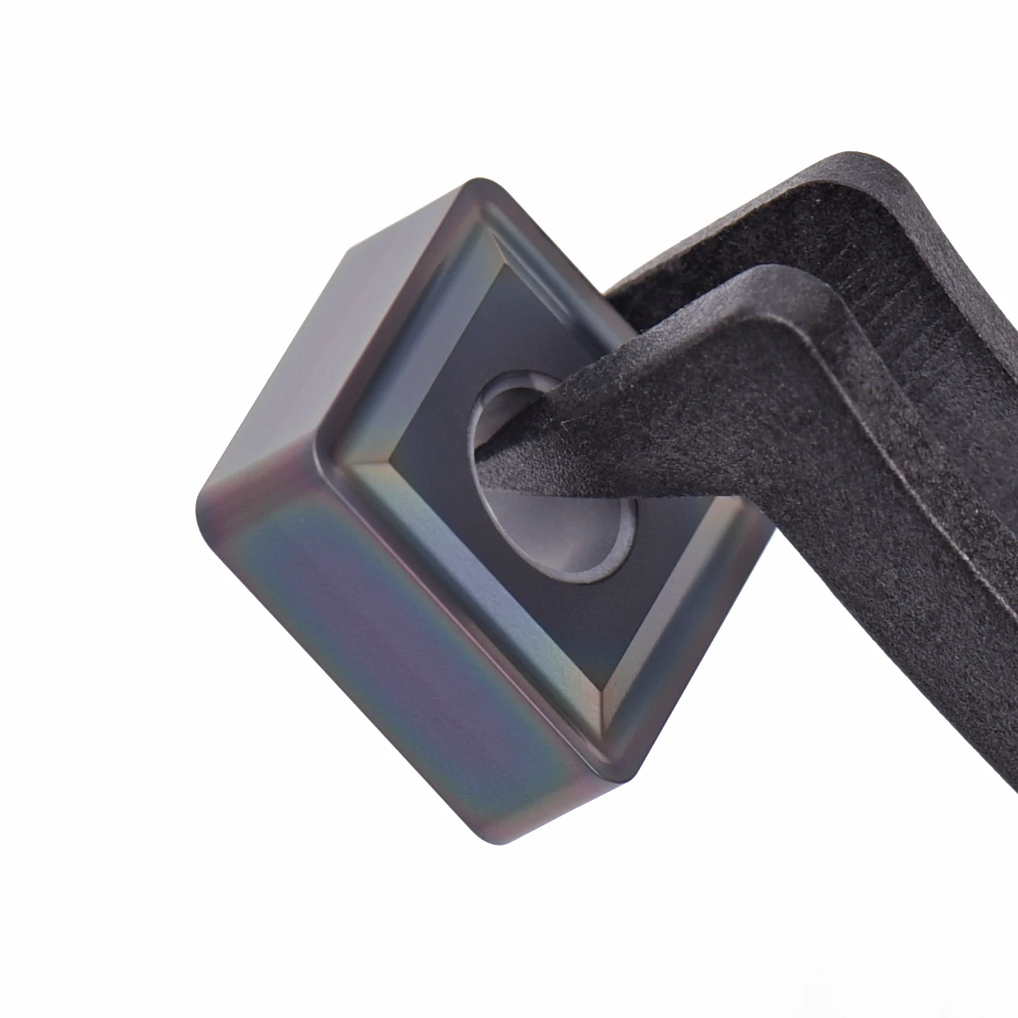 Large Square Car Blade Tungsten Steel Titanium Aluminum Nitride Coated OEM SNMG120412-MS PN8118 Outer Circle Slotted