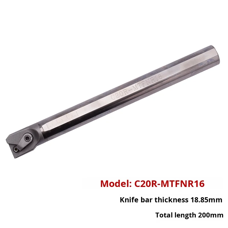 Anti-Seismic Tungsten Steel CNC Boring Carbide Turning Tool YUAN-01 PVD 1/4in Blade HRC60 Small Hole Internal Cutter Rod