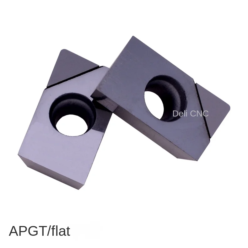 PCD Knife Grain APKT1604/1135 High Gloss Copper Aluminum Steel Casting Tialn Coated Milling Insert OEM External Turning Tool for