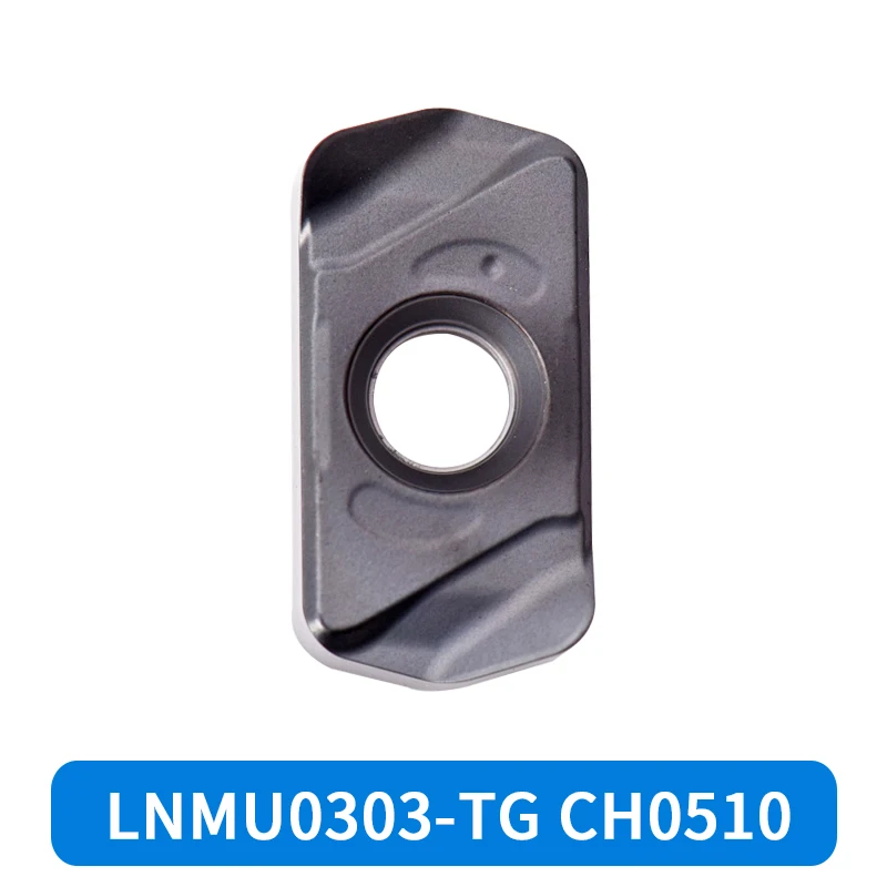 KEUE CNC Lnmu0303-Tg Ch0510 Milling Inserts for Quenching Mold Steel High-Hardness Fine-Grained Carbide Tiain Coated 2-Flute