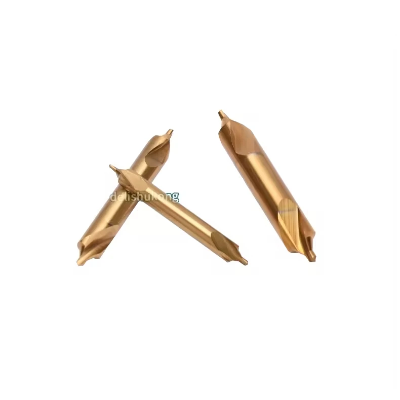 Cobalt-plated Titanium Center Drill Stainless Steel Special Hardened Shank 3-Year Warranty Nonferrous Metals Positioning Drills