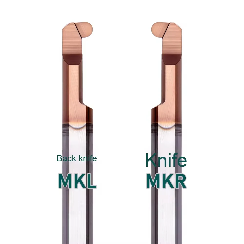 KEUE CNC MKR 4R0.5 L10 High-Precision Tungsten Steel Groove Cutter Set-MKR Series (4R0.5/5R0.75/6R1.0) Boring Milling Tools