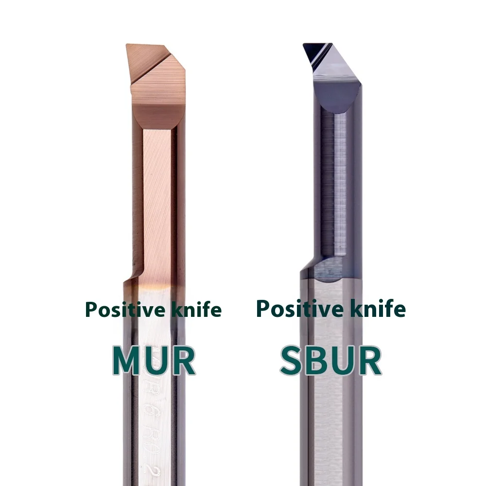 Mingzhe SBUR6 MUR4 Boring Cutter 90 Degree Flat Bottom Small Diameter Tool Solid Tungsten Steel Precision 0.05in for Solid Wood