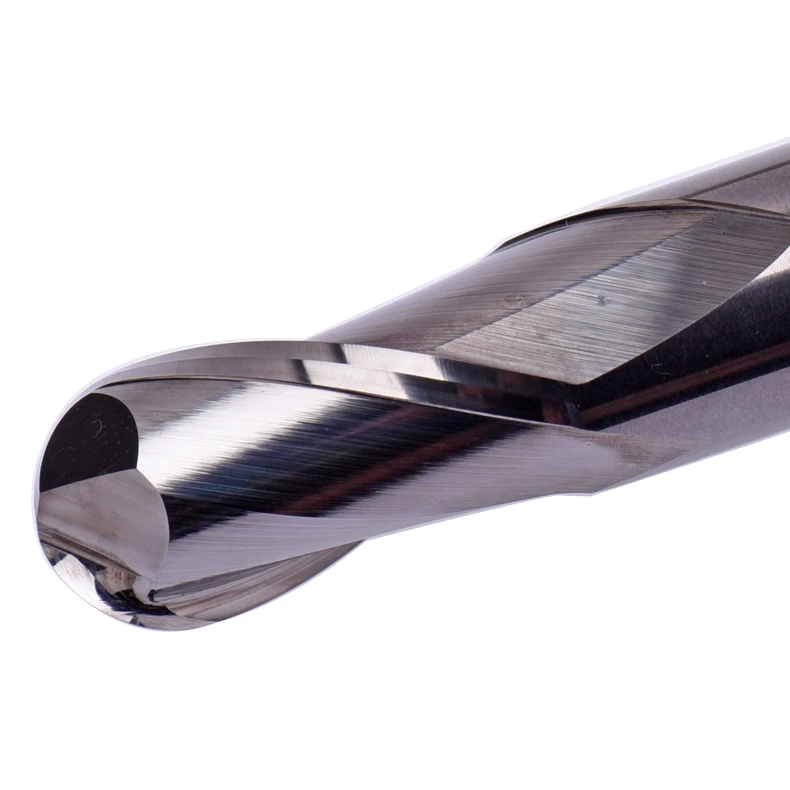 65-Degree Metal Ceramic Ball End Milling Cutter Non-coated Vertical 2 Cutting R1.5 R2.5 R3 OEM Customizable Mirror Machining