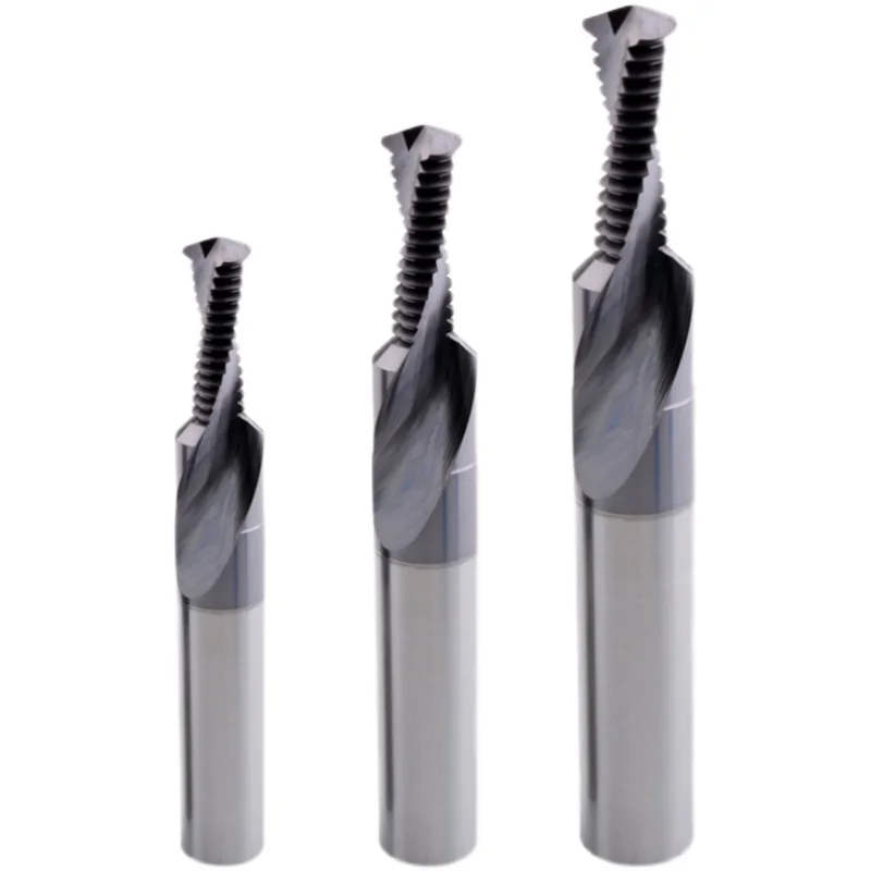 Carbide Altin 45HRC Horizontal Milling Machine Colorful Thread Milling Cutter ODM Customizable 3 Flutes Multifunctional