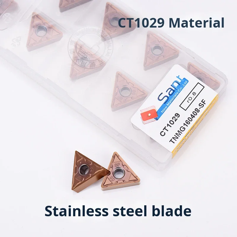 Dalian Shante Triangle Stainless Steel Blade CT1029 TNMG160404-SF TNMG160408-SF