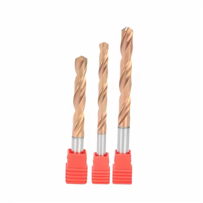 KEUE CNC 100-length Solid Hard Alloy 55-degree Tungsten Steel Extended Coated Drill Bit Wugang Twist 3 Years Warranty