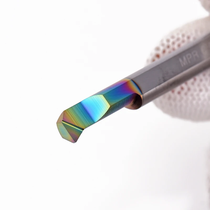 Small Diameter MPR Series Tungsten Steel Tool Colorful Aluminum Profiling Machining Boring Tool With Carbide Material