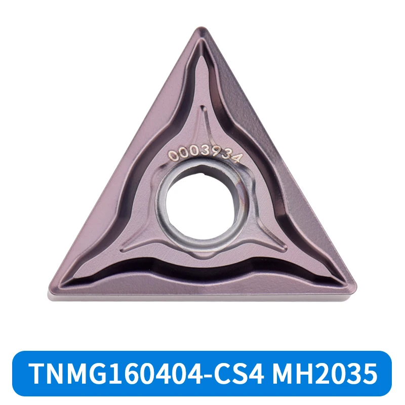 Zhuzhou Sol Stainless Steel Titanium Alloy Rough Machining Blade TNMG160404-CS4 MH2035