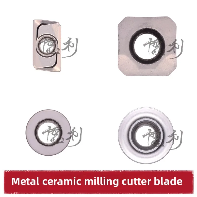 Metal Ceramic Milling Cutter High Gloss Blade Apmt1135Pder 1604Pder 113504 Kns530 OEM HUIXIN HX-160 55HRC