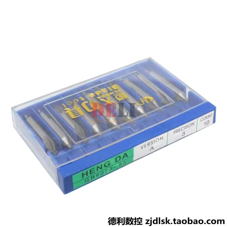 HENGDA High Speed Steel Center Drill Bit Type A60 for Milling Straight Grooves 2/2.5/3/4/5/6.0mm