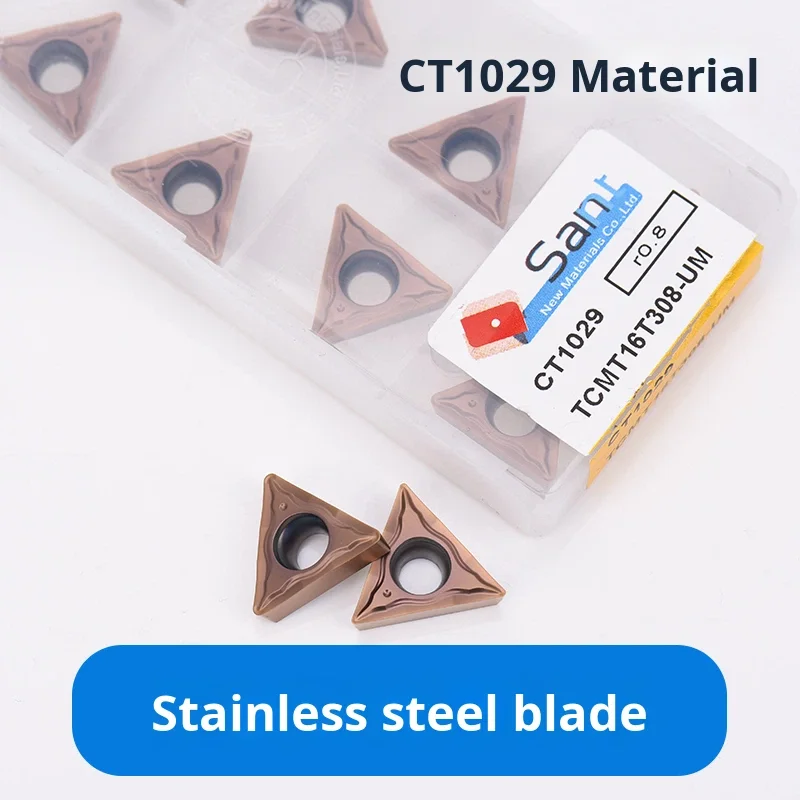 Dalian Shante Triangle Stainless Steel Blade TCMT16T304-UM TCMT16T308-UM CT1029