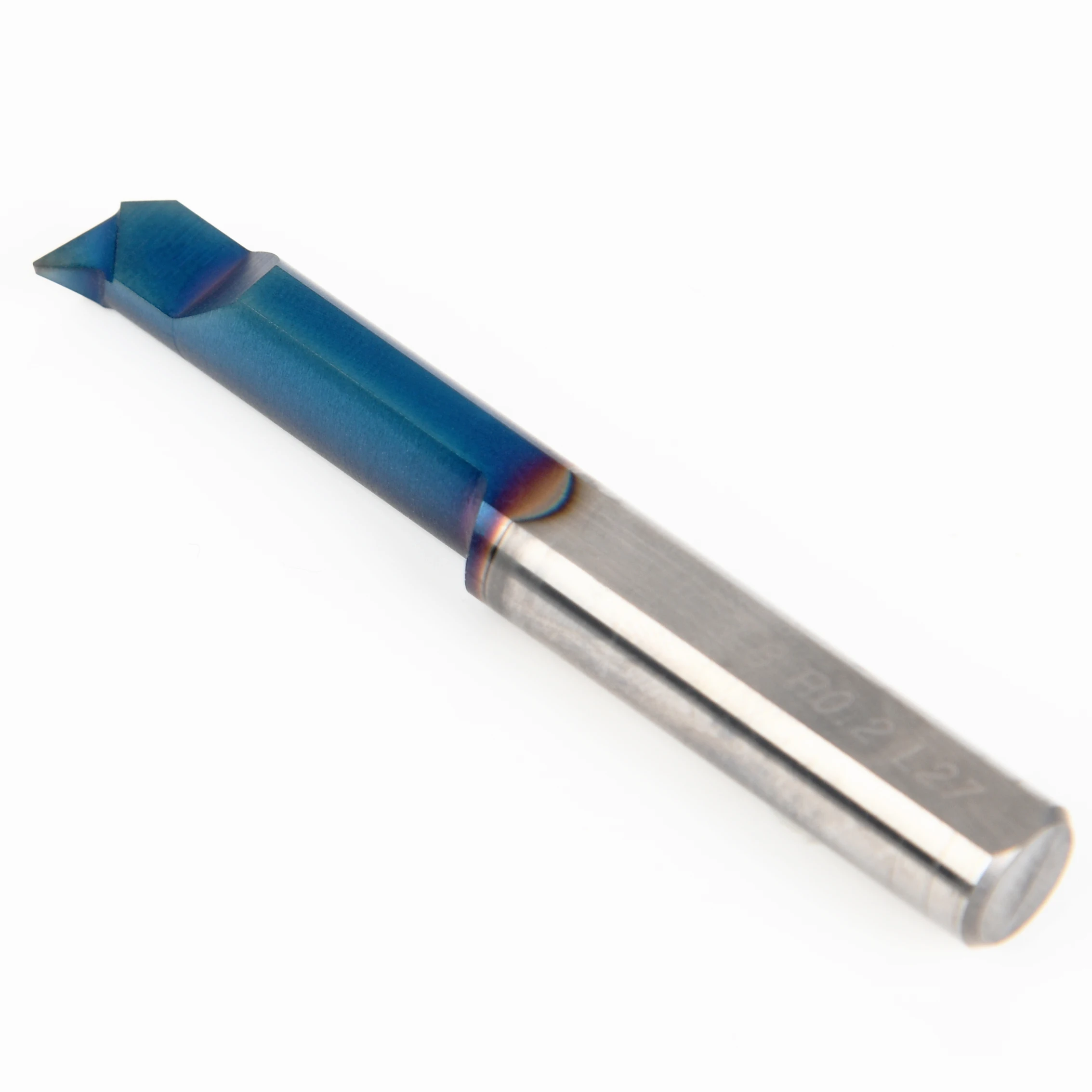 High Hardness Nano Blue Quenched Carbide Boring Tool MQR 6R0.2 L22 Boring Head Copying Machining Center KEUE CNC Cat40 Taper
