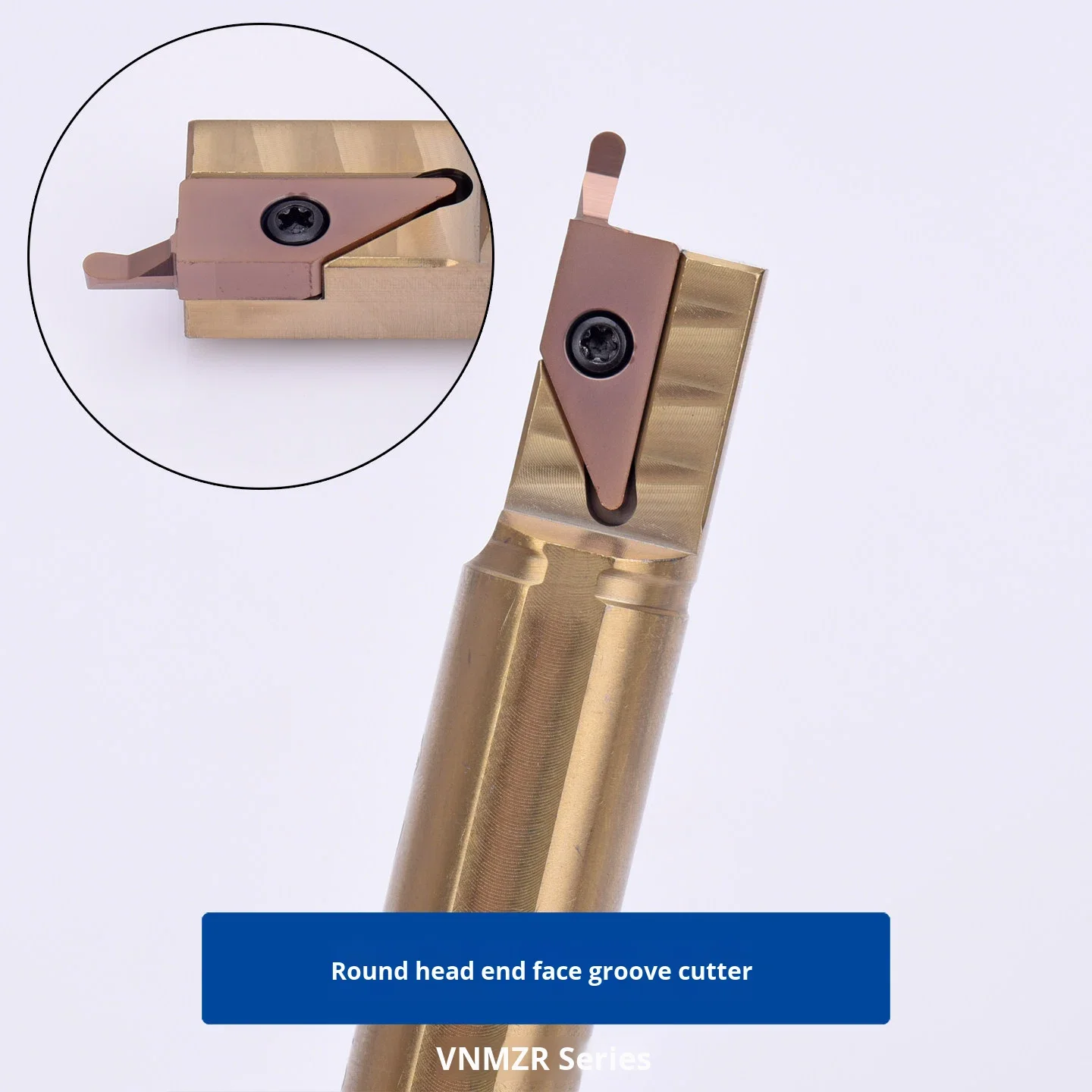 KEUE CNC Precision Coated Round Head End Face Grooving Inserts Arc End VNMZR KT40-VNMZR R1.0T6 R0.5 R0.75 R1.25