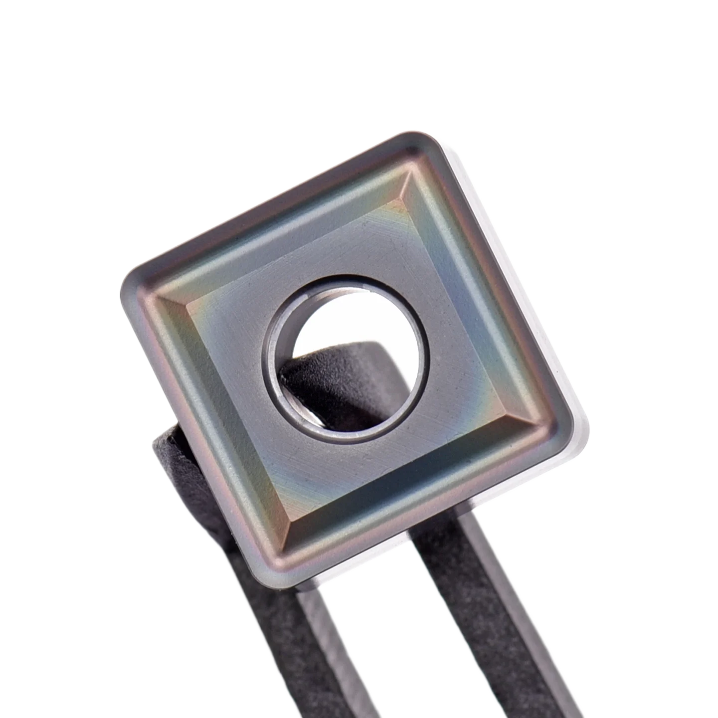 Large Square Car Blade Tungsten Steel Titanium Aluminum Nitride Coated OEM SNMG120412-MS PN8118 Outer Circle Slotted
