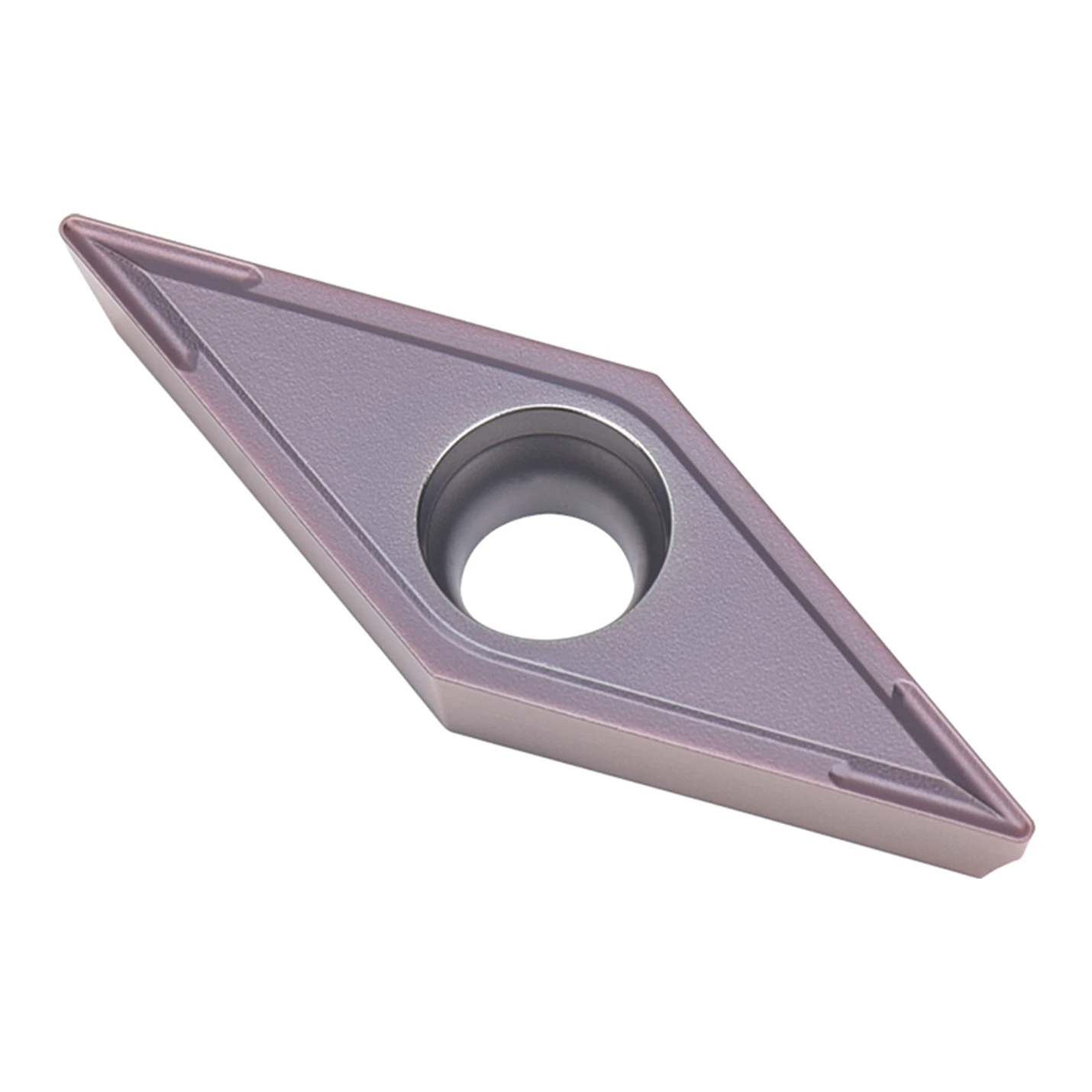 VCMT160404 160408 HR52523C Stainless Steel Inserts OEM Substitute for VP15TF with Titanium Aluminum Nitride Coating 45HRC Shape