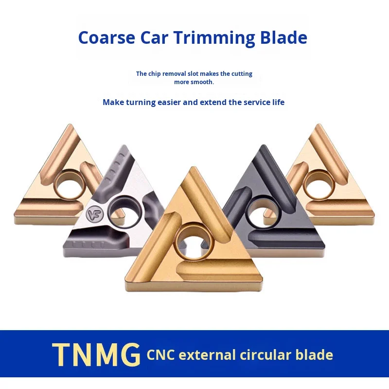 CNC Turning Inserts Triangle Shape No Coating No Hardness TNMG160404R-S KM240/TNMG160408R-S TNMG160404L-S
