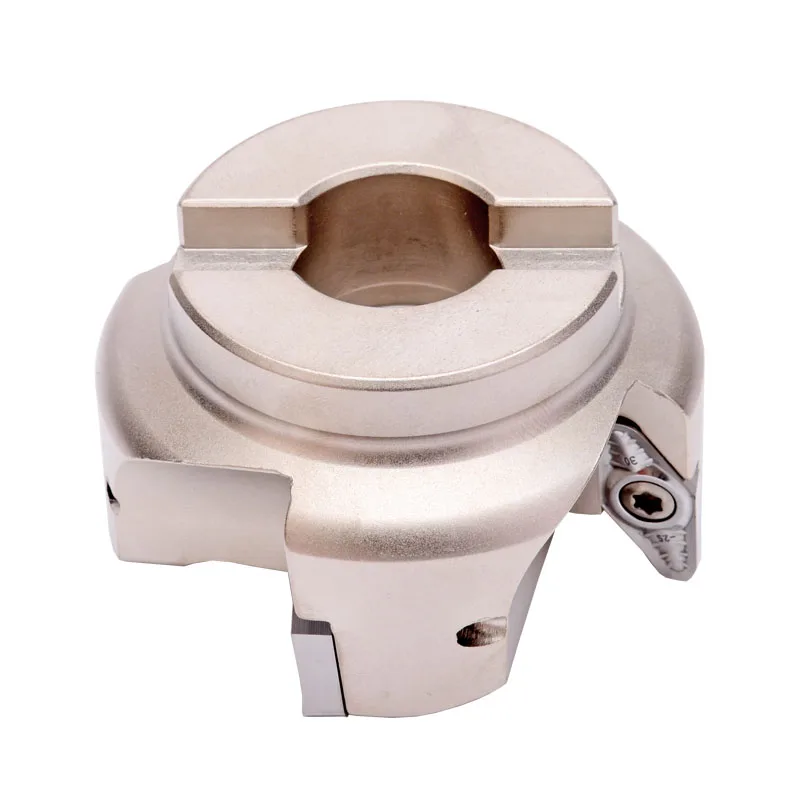 SB90 Right Angle CNC Milling Cutter Disc SB90-50R3VC22-22R-4T Inserts R3 Hub Aviation Aluminum Nose Non-coated Cutter Disc/Bar
