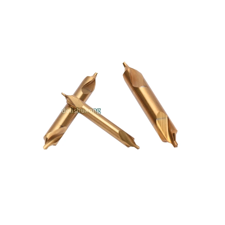 Cobalt-containing Type B Spot Drill Stainless Steel Special Hardened Bright Uncoated Positioning B1.5 2 2.5 3 4 5 6 for