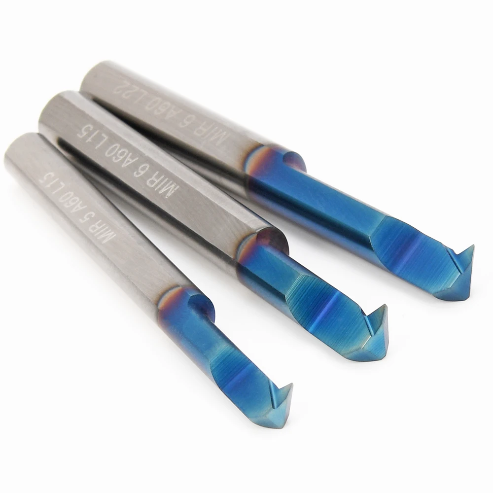 KEUE CNC MIR Nano-Blue Coated Internal Thread Turning Boring Tool 3-Year Warranty Custom ODM Support for Hardened Stainless