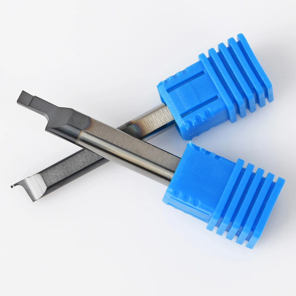 Coated Carbide Micro-Diameter End Mill SMFR6 15L W1.5 6mm Shank Diameter HRC60 2-Flute OEM CNC Milling Tool Box Packaging