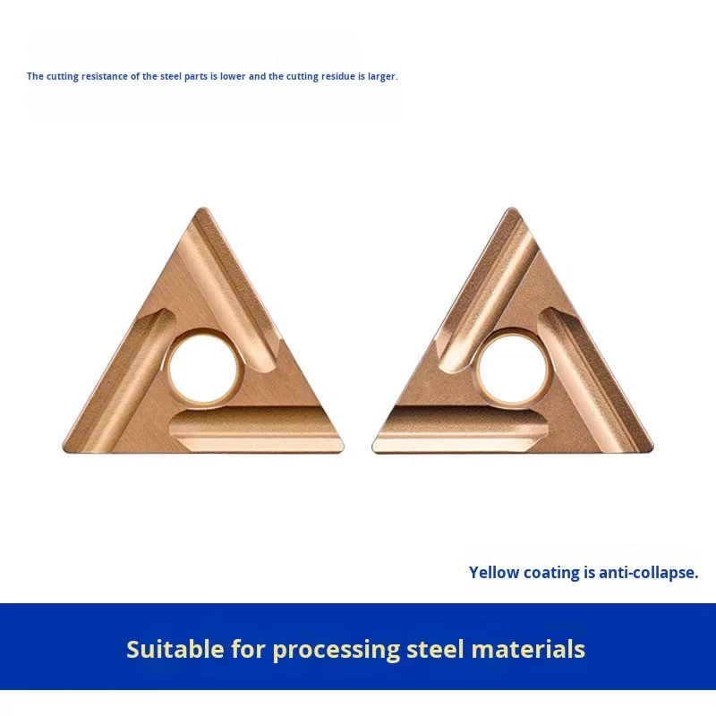 CNC Turning Inserts Triangle Shape No Coating No Hardness TNMG160404R-S KM240/TNMG160408R-S TNMG160404L-S