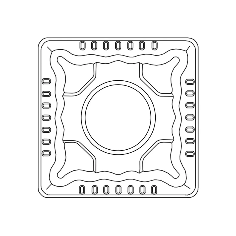 Zhuzhou Blade SNMG120408-PM YBC251 Steel Parts Special
