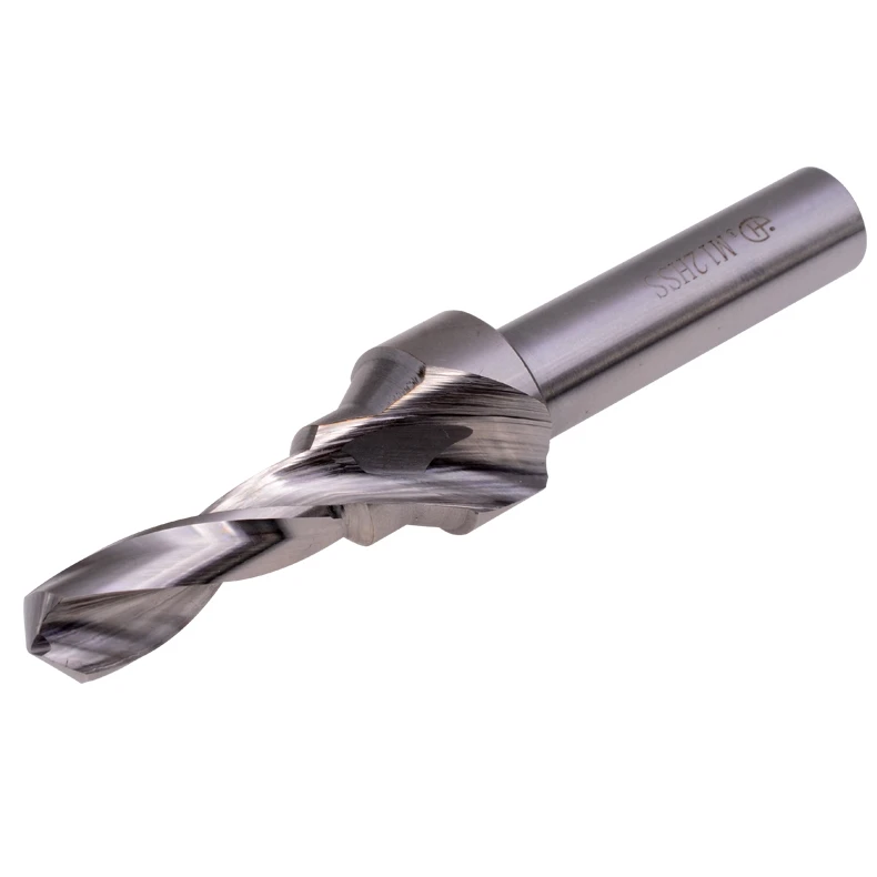 Hongfeng C-type Composite Spot Drills for Nonferrous Metals Bright Uncoated M3-M14 Sizes