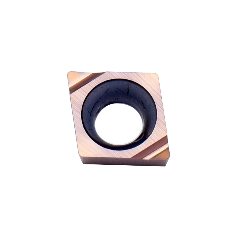 Stainless Steel Fine Boring Insert OEM CCGT030102/030104L-F for TURNING CENTER Titanium Aluminum Nitride Coated Instead