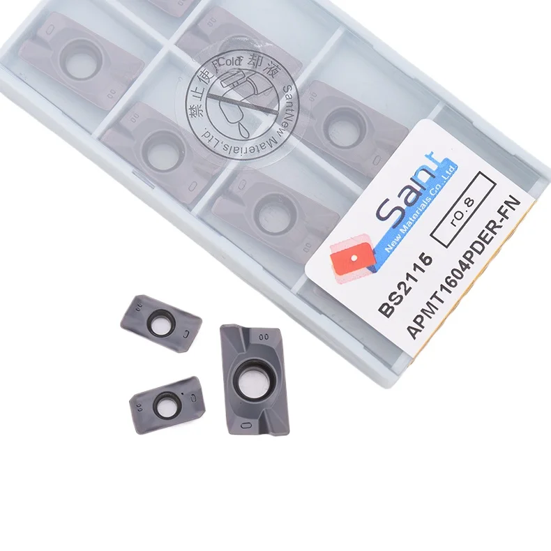 Dalian SANT Special APMT1604PDER-FN BS2115 for Solder Scar 1604PDER-FN BS2115 OEM Titanium Aluminum Nitride Coated 45HRC