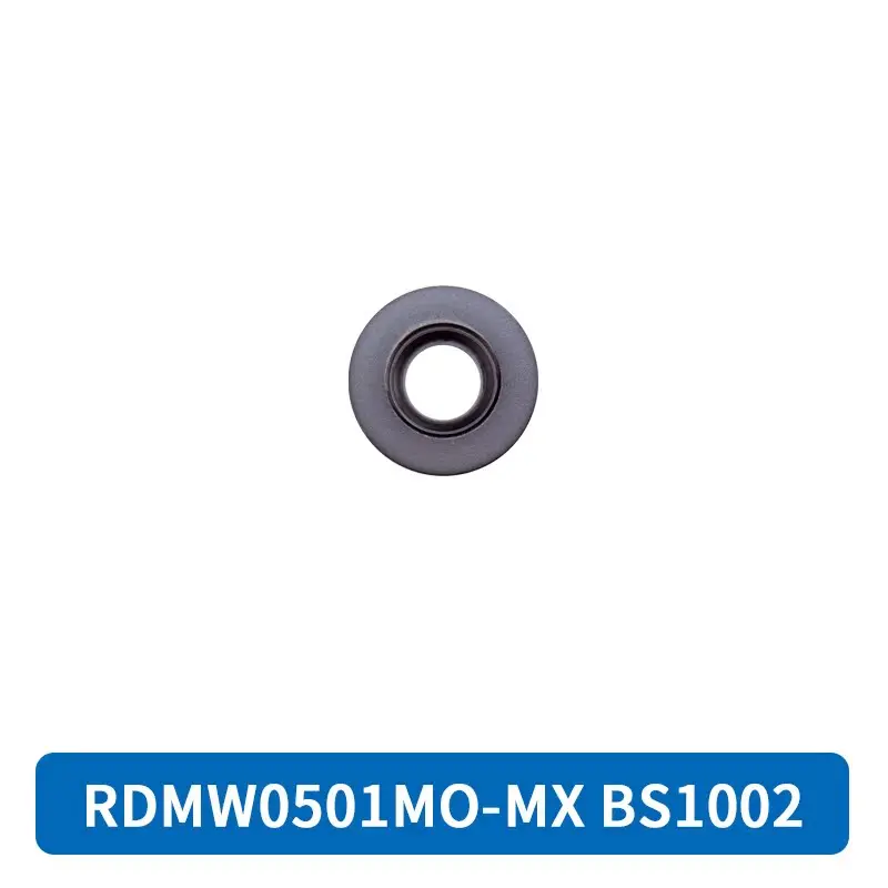 Super Hard Coated CNC Milling Cutter Blade RDMW0501MO-MX BS1002 High Performance Model Replacement Imported Brand R2.5
