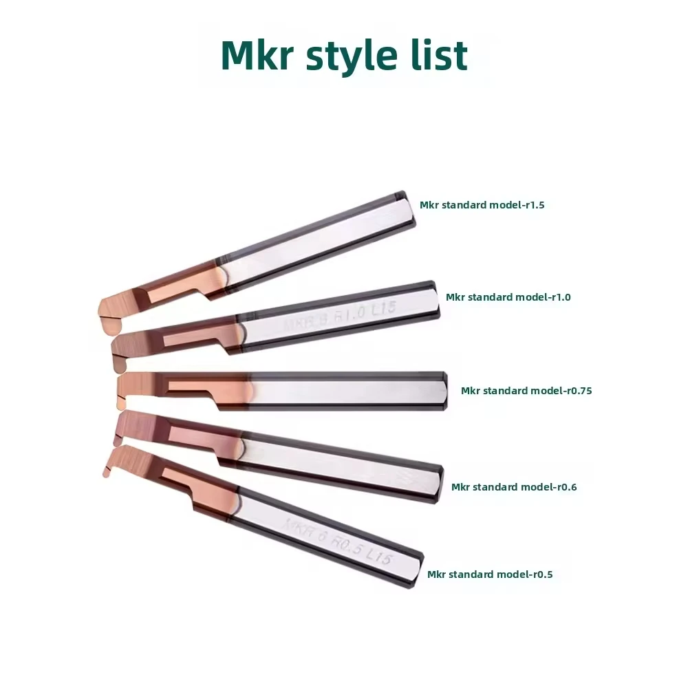 KEUE CNC MKR 4R0.4 L10 High-Precision Carbide Arc Groove Milling Cutter-4mm Diameter 1 Year Warranty Various Sizes Available