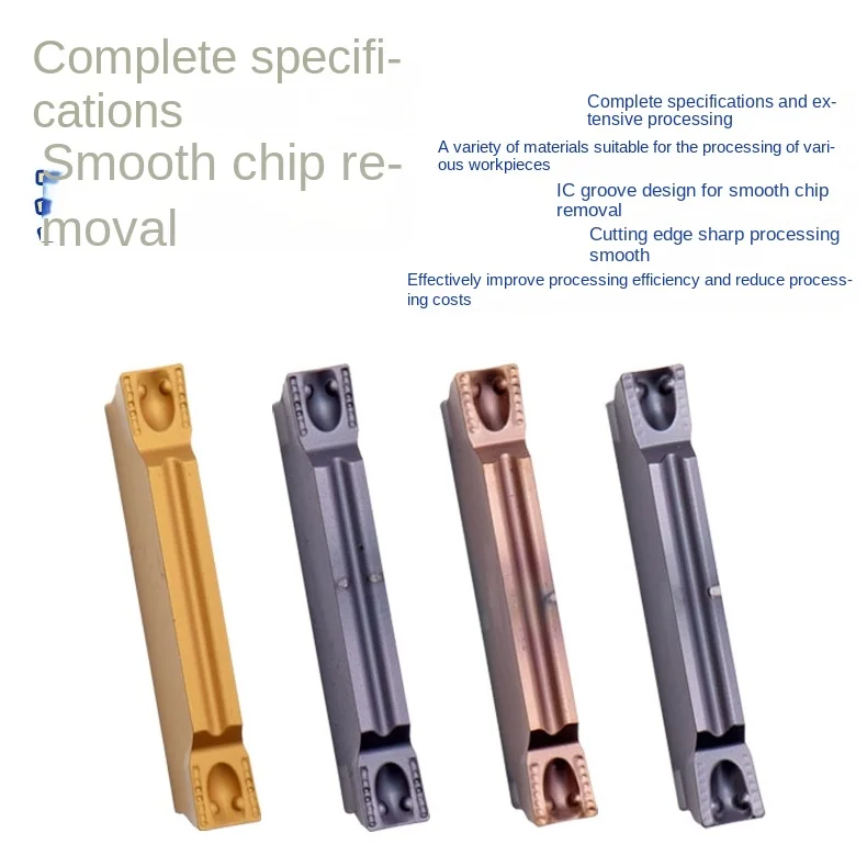 KEUE Grooving Insert MGMN Series 200/250/300-IC 400-DR KM241B OEM Tialn Coated 45HRC for Stainless Steel Tool Steel 3-Year