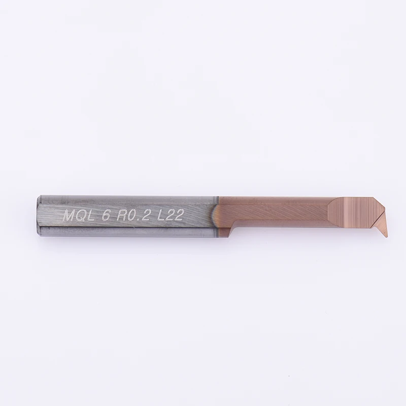 Precision Tungsten Carbide MQL 4R0.1 L15 Internal Turning Tool Small Bore Counterbore Cutters for Stainless Steel Boring Tools