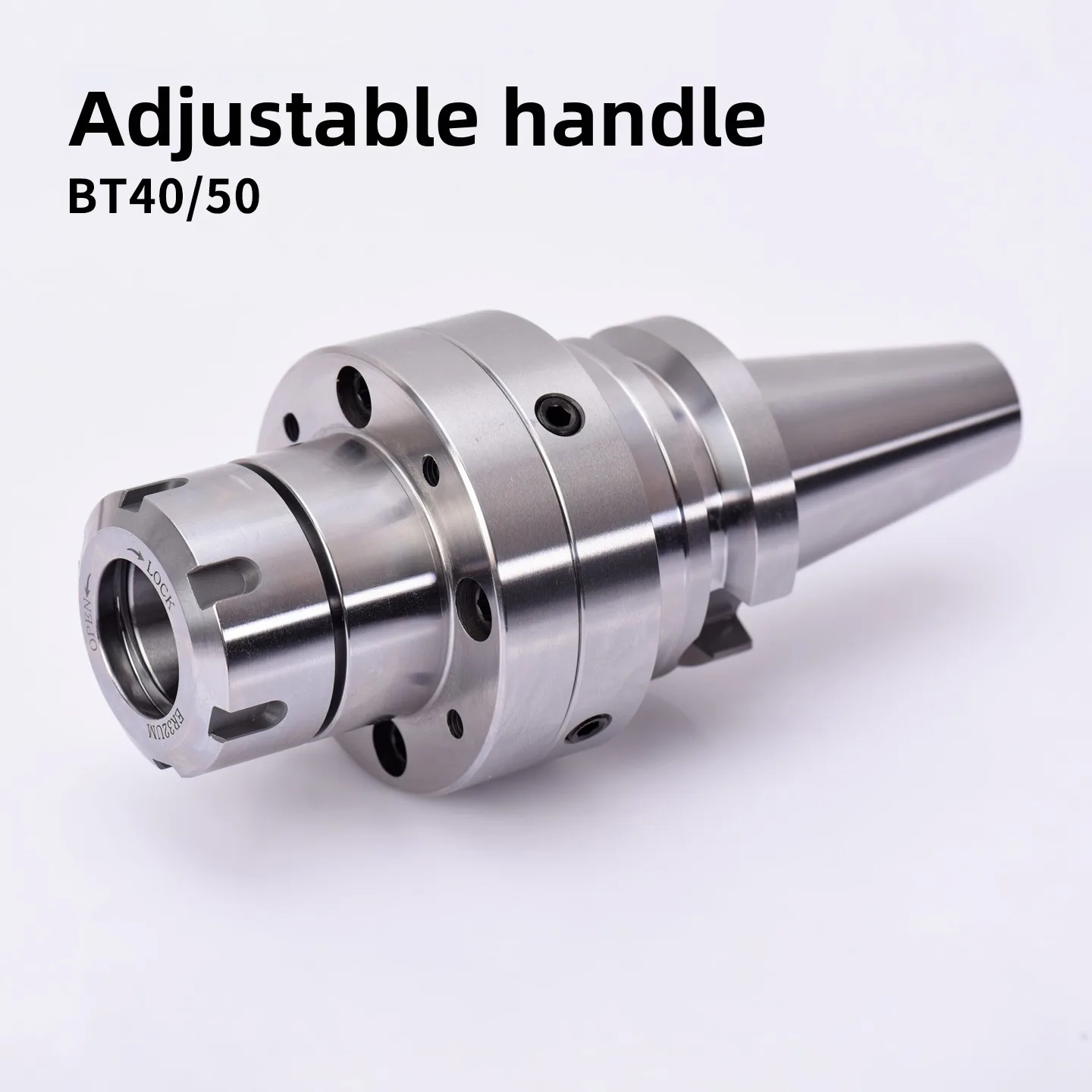 Keue Cnc CNC Tool Holder BT40 BT50 High Precision ER40 ER32 Chuck Adjustable 3 Year Warranty