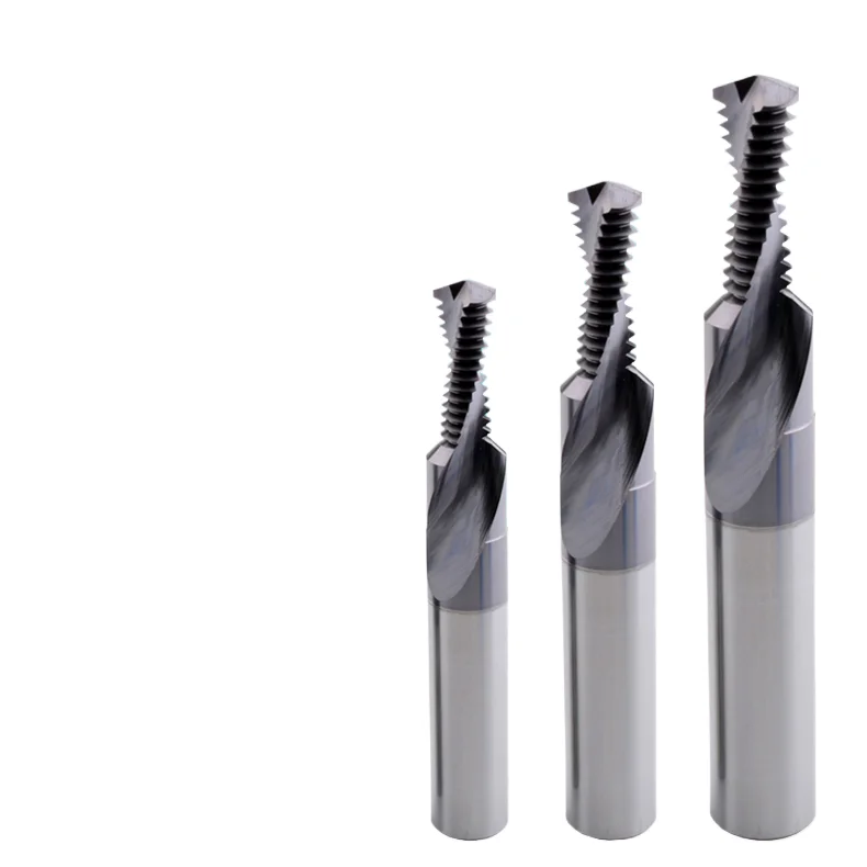 Multi-functional Three-in-one Tungsten Steel Coated/aluminum Seven-color Thread Milling Cutter - Fine Chamfering for Drilling